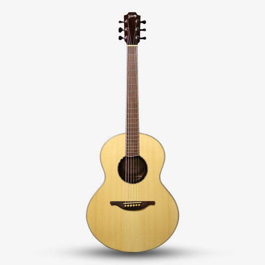 HSIENMO LL38 38 inch Full Solid Travel Size Acoustic Guitar - Solid Spruce & Solid Mahagony ( LL-38 / LL 38 )