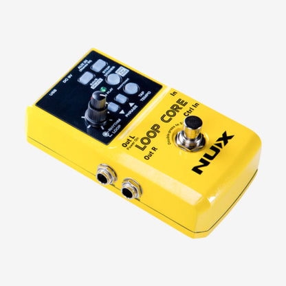 NUX Loop Core Stereo Effect Pedal with Built In Rhythm Tracks and MIDI Control - ( Loop-Core )