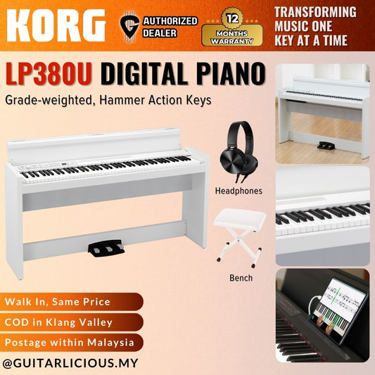 Korg LP-380U Digital Home Piano - White / Made in Japan ( LP380U / LP380 / LP-380 / LP-380U-WH )