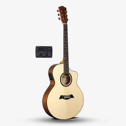 Deviser 40inch Slimbody Acoustic Guitar with EQ / Pick Up - All Natural ( LS-161-EQ / LS161 / LS-161 / EQ )