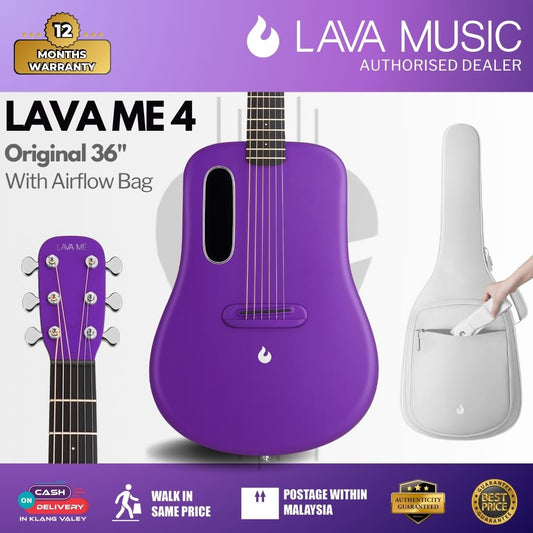 LAVA ME 4 Carbon 36" with Airflow Bag - Purple
