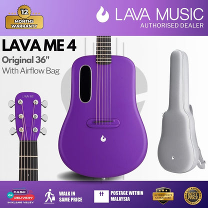 LAVA ME 4 Carbon 36" with Space Bag - Purple