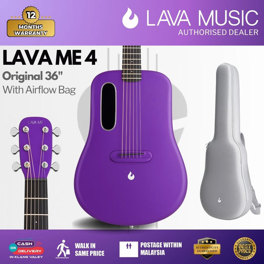 LAVA ME 4 Carbon 36" with Space Bag - Purple
