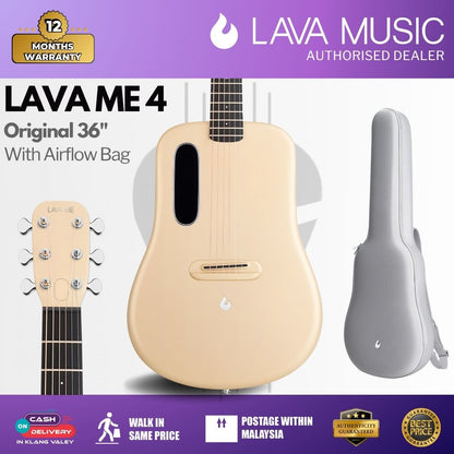 LAVA ME 4 Carbon 36" with Space Bag - Soft Gold