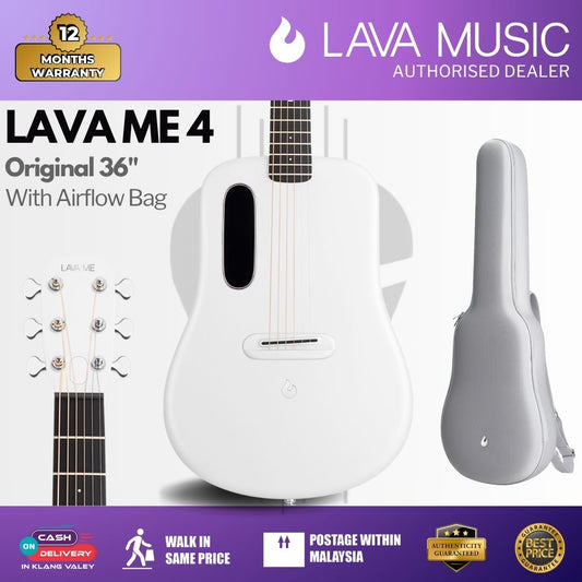LAVA ME 4 Carbon 36" with Space Bag - White