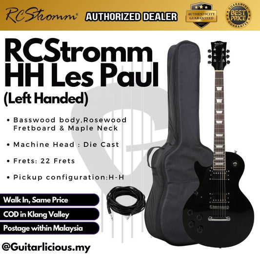 RCStromm HH Les Paul Electric Guitar (Left Handed)