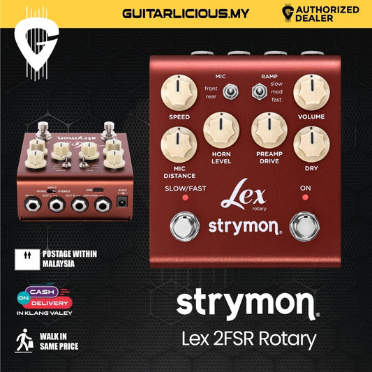 Strymon Lex 2FSR Rotary Speaker Guitar Effects Pedal