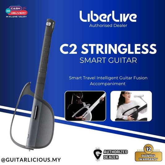 LiberLive C2 Stringless Cordless Foldable Smart Travel Intelligent Guitar Fusion Accompaniment