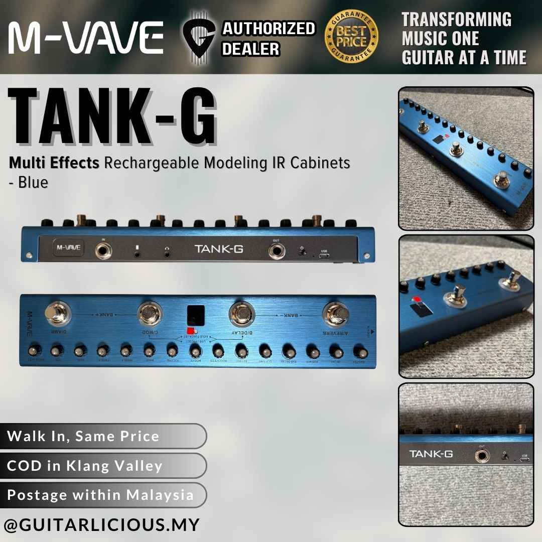 M-Vave Tank-G Guitar Multi Effects Processor – GUITARLICIOUS