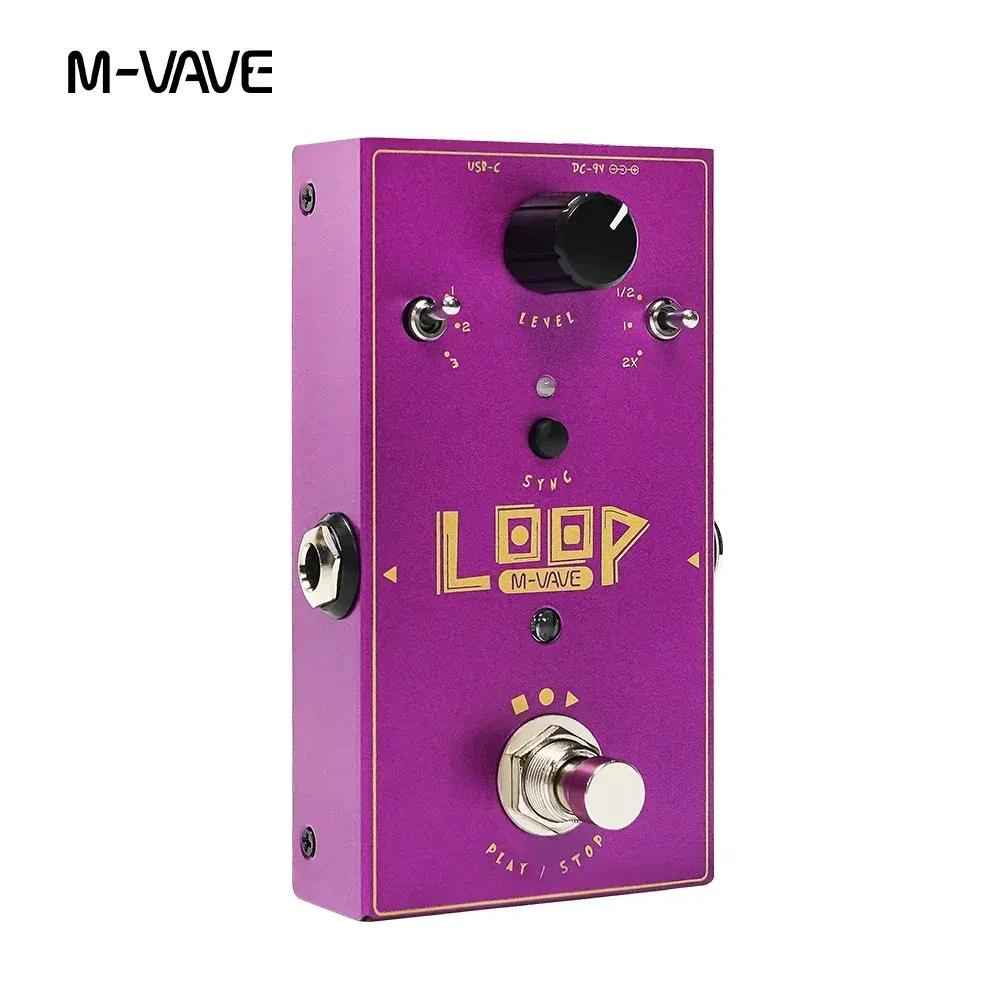 M-vave Loop II Looper Guitar Pedal,3 Loops Up to 11 Minutes Recording Time,3 Speed Control Loop Effect Pedal