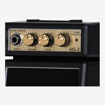 Marshall MS-2 - 1 Watt Battery-powered Micro Amplifier (MS2 / MS 2) - Black (M31-MS-2-E)