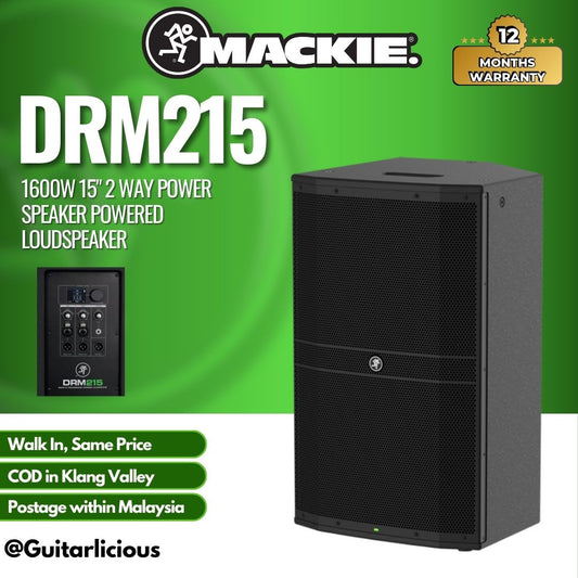 Mackie DRM215 1600W 15" 2 Way Power Speaker Powered Loudspeaker (PRE-ORDER)