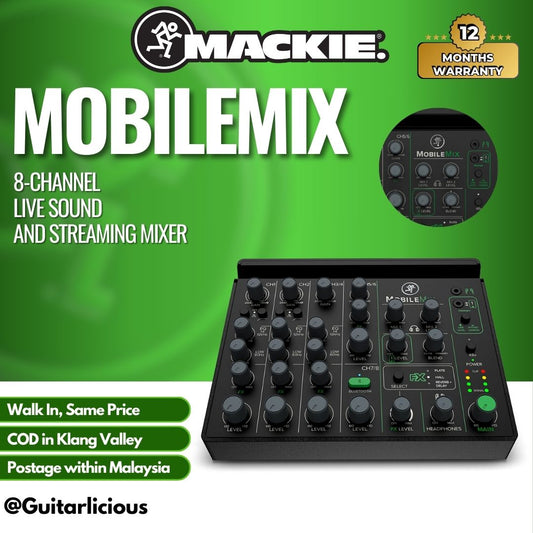 Mackie MobileMix 8-Channel Live Sound and Streaming Mixer