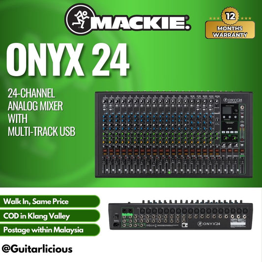 Mackie Onyx24 24-channel Analog Mixer with Multi-track USB