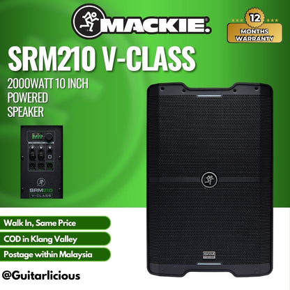 Mackie SRM210 V-Class 2000W 10 inch Powered Speaker