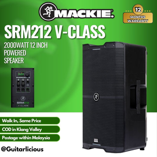 Mackie SRM212 V-Class 2000W 12-inch Powered Speaker (PRE-ORDER)