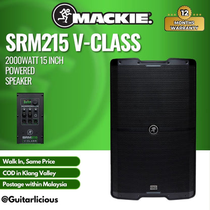 Mackie SRM215 V-Class 2000W 15 inch Powered Speaker