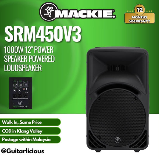 Mackie SRM450v3 1000W 12" Power Speaker Powered Loudspeaker (PRE-ORDER)