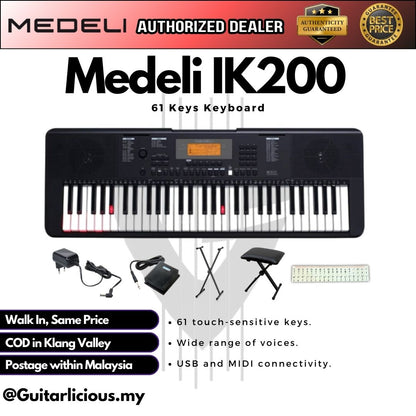 Medeli IK200 61 Keys Keyboard ( IK-200 / IK 200 )