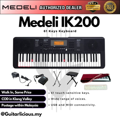 Medeli IK200 61 Keys Keyboard ( IK-200 / IK 200 )