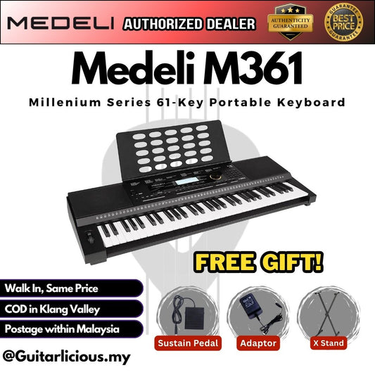 Medeli M361 Millenium Series 61-Key Portable Keyboard ( M361 / M 361 )