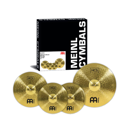 MEINL Cymbals HCS141620 HCS Cymbal Set (14" HiHat, 16" Crash, 20" Ride ) / HCS 141620 / HCS - 141620