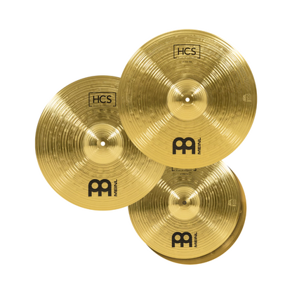 MEINL Cymbals HCS141620 HCS Cymbal Set (14" HiHat, 16" Crash, 20" Ride ) / HCS 141620 / HCS - 141620