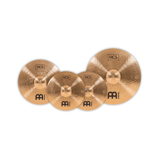 MEINL Cymbals HCS BRONZE Cymbal Set (14" HiHat, 16" Crash, 20" Ride ) / HCS-B / HCS-B141620 / HCSB141620