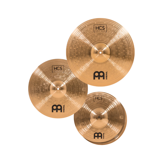 MEINL Cymbals HCS BRONZE Cymbal Set (14" HiHat, 16" Crash, 20" Ride ) / HCS-B / HCS-B141620 / HCSB141620