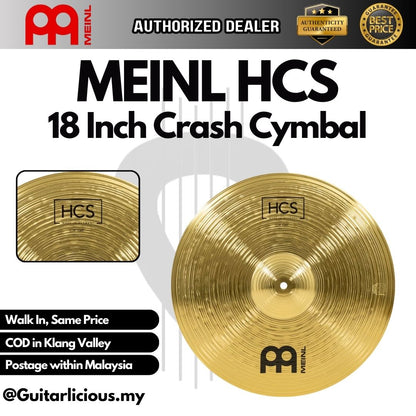 MEINL Cymbals HCS-SCB HCS Super Cymbal Pack (12" China,14" Hi-hat,16" Crash,16" Trash Crash,18" Crash,20" Ride)