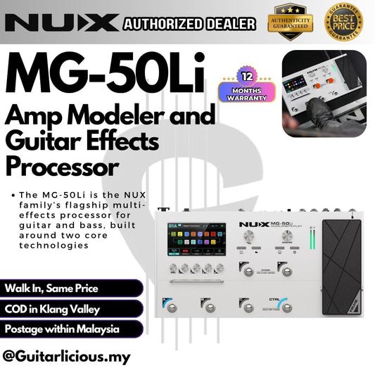 NUX MG50Li Amp Modeler and Guitar Effects Processor