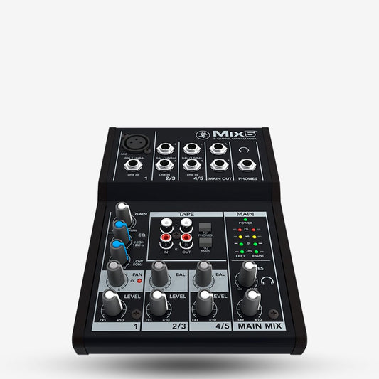 Mackie Mix5 5-channel Compact Mixer (Mix-5 / MIX5)