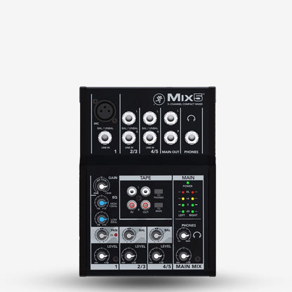 Mackie Mix5 5-channel Compact Mixer (Mix-5 / MIX5)