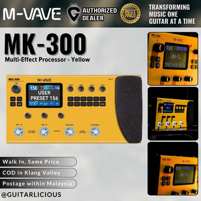 M-VAVE MK-300 Guitar Multi-Effect Processor ( MK 300 MK300 )
