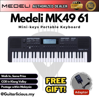 Medeli MK49 61 Mini-keys Portable Keyboard ( MK49 / MK 49)
