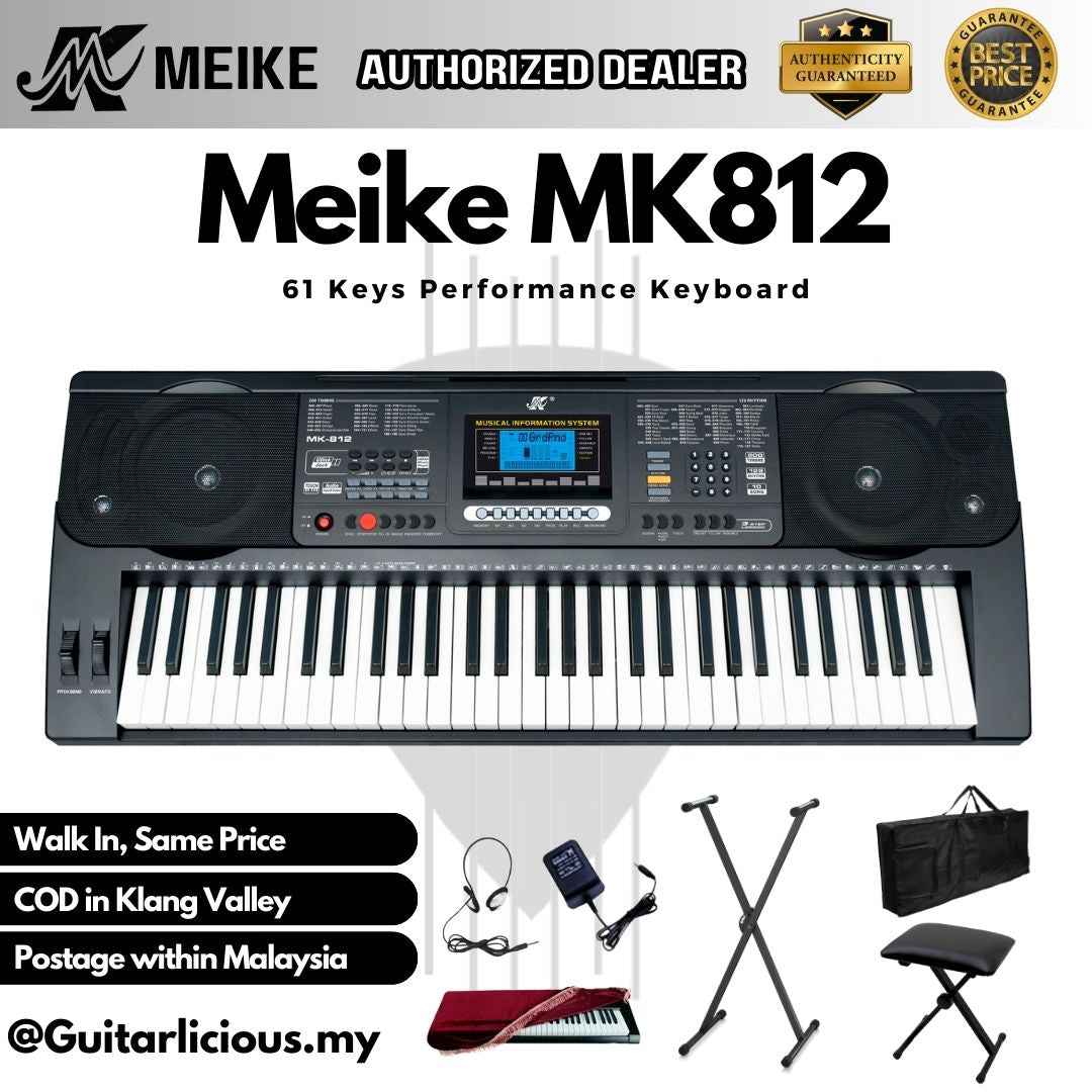MEIKE Keyboard 61 Keys Professional Performance Keyboard (MK 812