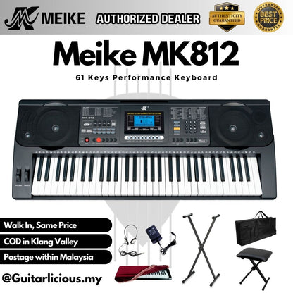 MEIKE 61 Keys Professional Performance Keyboard with Touch Function Keys - (MK812 / MK-812 / MK 812)