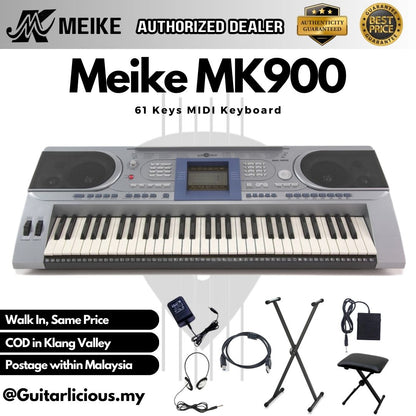 MEIKE 61 Keys Professional Keyboard MIDI with Touch Function Keys - (MK900 / MK 900 / MK-900)