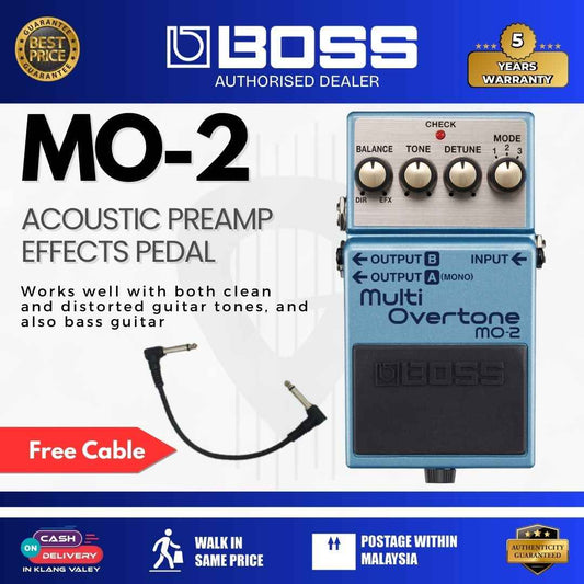BOSS MO-2 Multi Overtone Guitar Effects Pedal