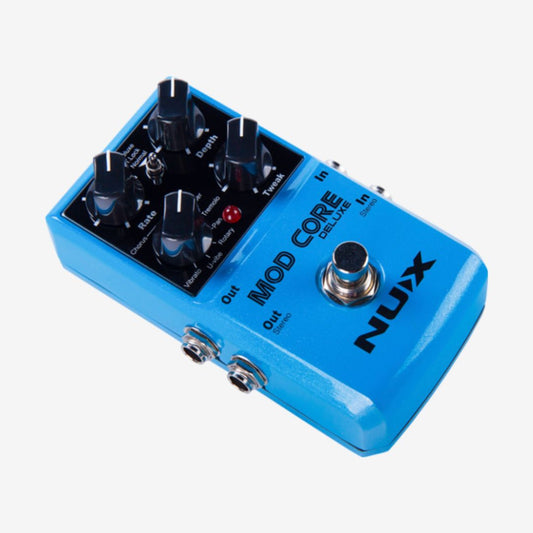 NUX Mod Core Deluxe MKII 8 Modulations Effects Pedal with Stereo Connection