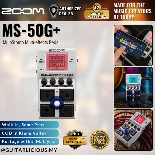 Zoom MS-50G+ MultiStomp Multi-effects Pedal