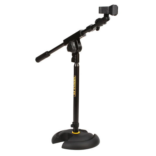 Hercules MS120B Low-Profile H-Base Mic Stand with Boom-MS120B