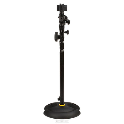 Hercules MS120B Low-Profile H-Base Mic Stand with Boom-MS120B