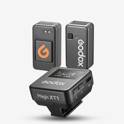 GODOX Magic XT1 - 2.4GHz Wireless Mic System Max. 200M LOS Range Pro Audio Treatment UAC Support Digital Audio Recording