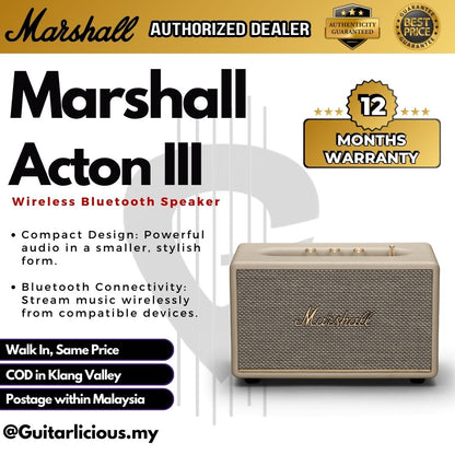 Marshall Acton (III) 3 Wireless Bluetooth Speaker ( Acton-III / Acton3 )