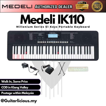 Medeli IK110 Millenium Series 61 Keys Portable Keyboard
