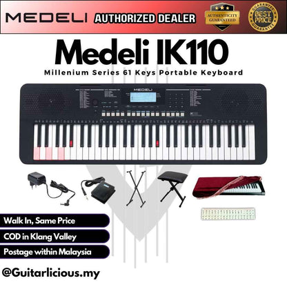 Medeli IK110 Millenium Series 61 Keys Portable Keyboard