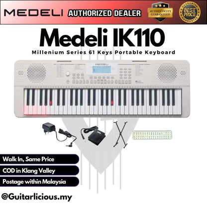 Medeli IK110 Millenium Series 61 Keys Portable Keyboard