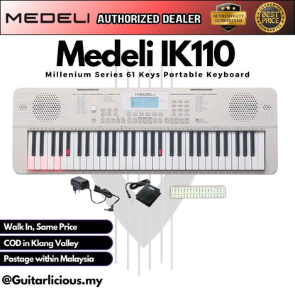 Medeli IK110 Millenium Series 61 Keys Portable Keyboard