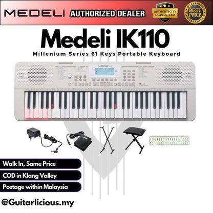 Medeli IK110 Millenium Series 61 Keys Portable Keyboard